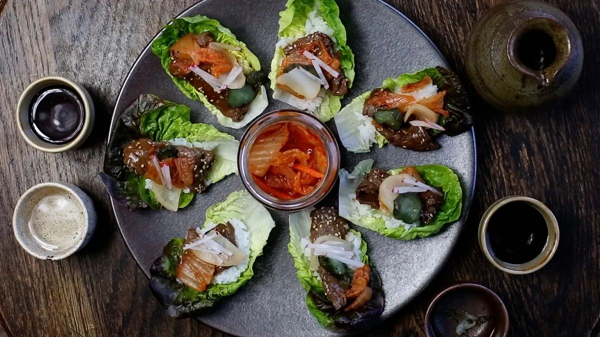 Yakiniku Lettuce Wrap