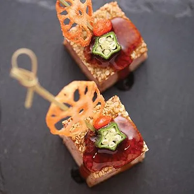 Cubic Meatloaf With Ankake Sauce