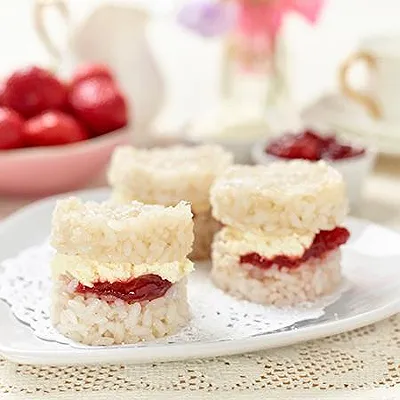 Devonshire Cream Tea Scone Sushi