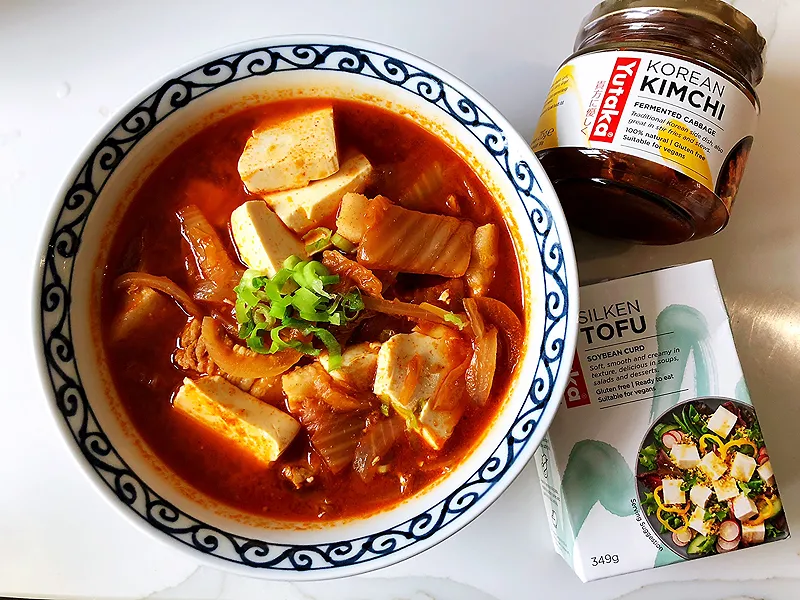 kimchi tofu nabe