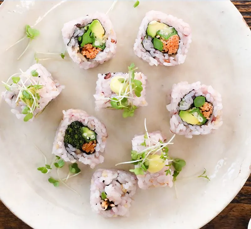 Multigrain Vegetarian Sushi Roll