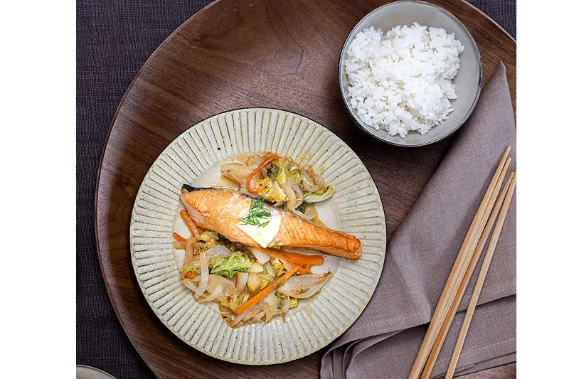 Miso Garlic Salmon