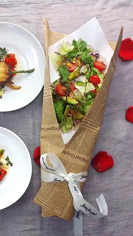 Sweet Miso Salad Bouquet