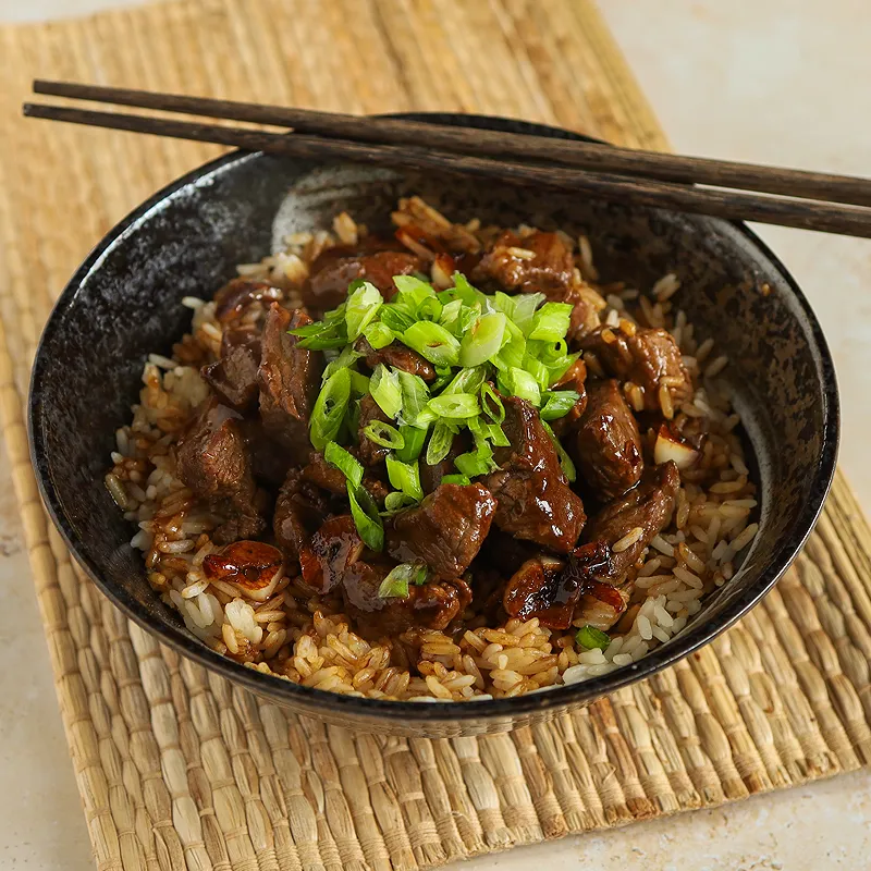 Steak Garlic Rice
