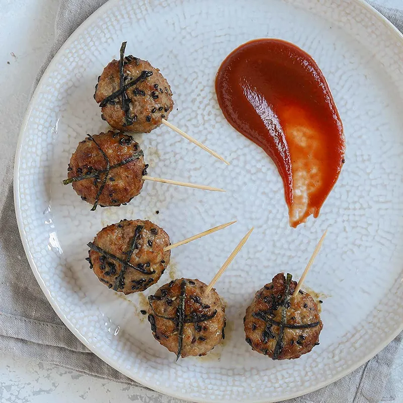 Tsukune meatballs