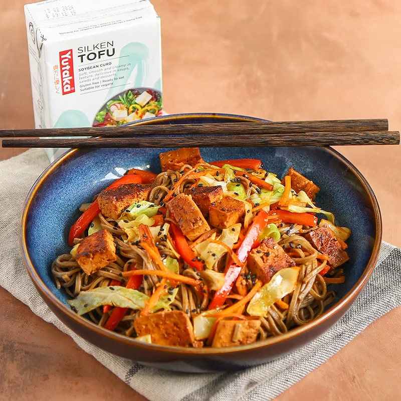 Yakisoba with Tofu Stir-fry
