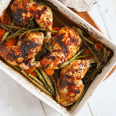 Soy and Honey Chicken Traybake