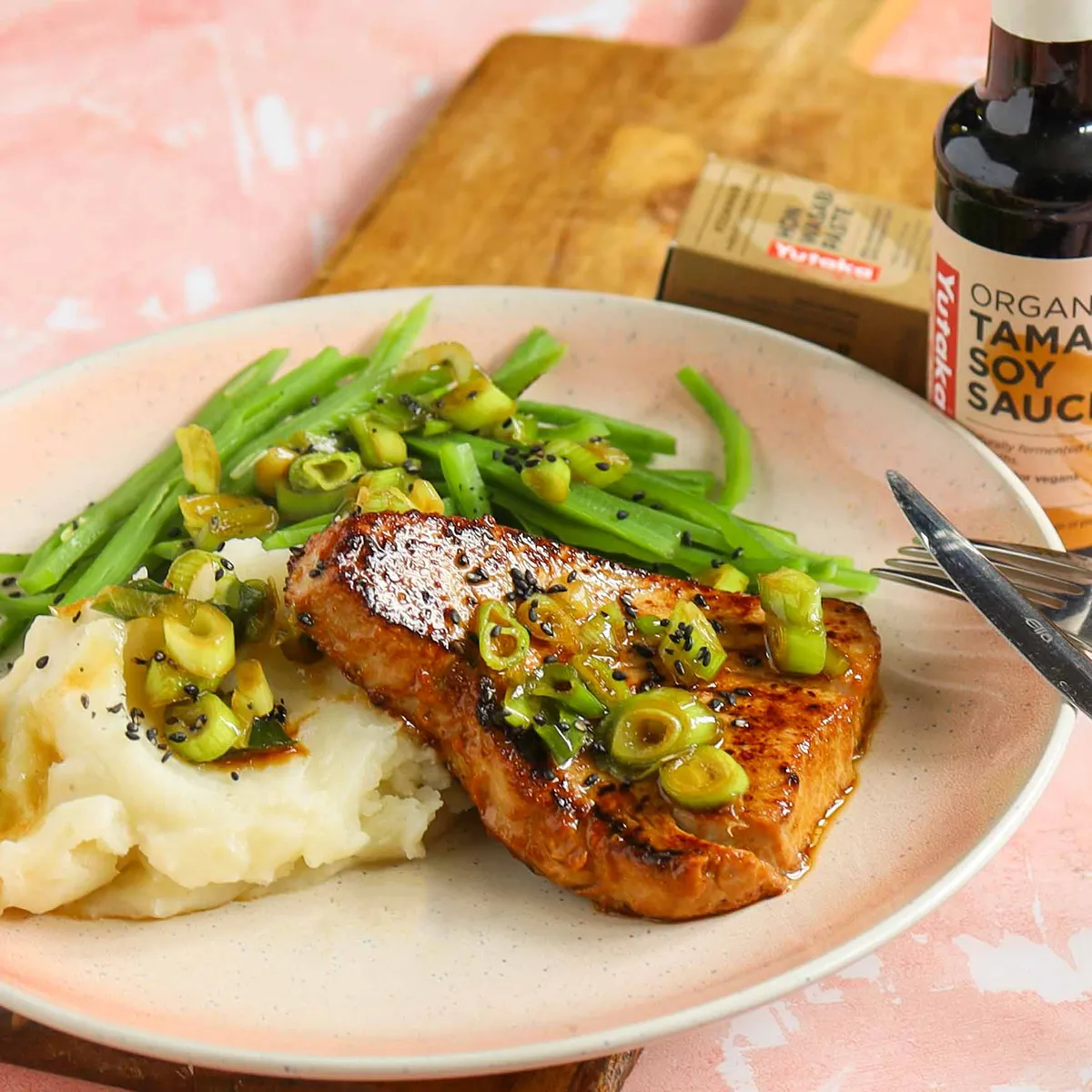 Soy Tuna for Wasabi Mash