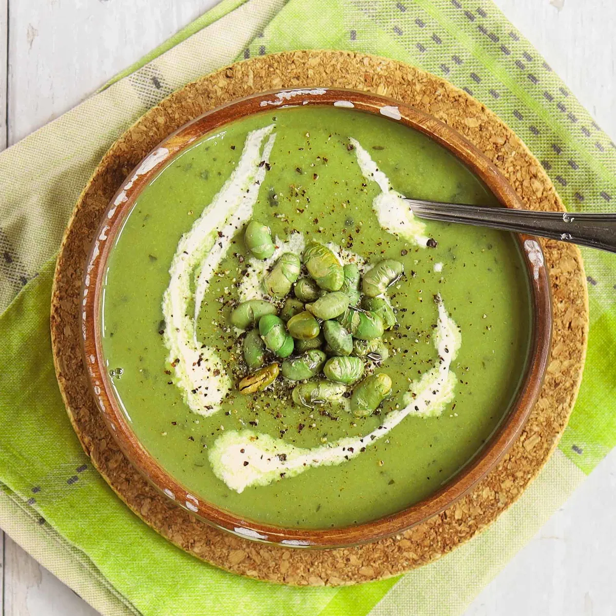 Pea Wasabi Soup