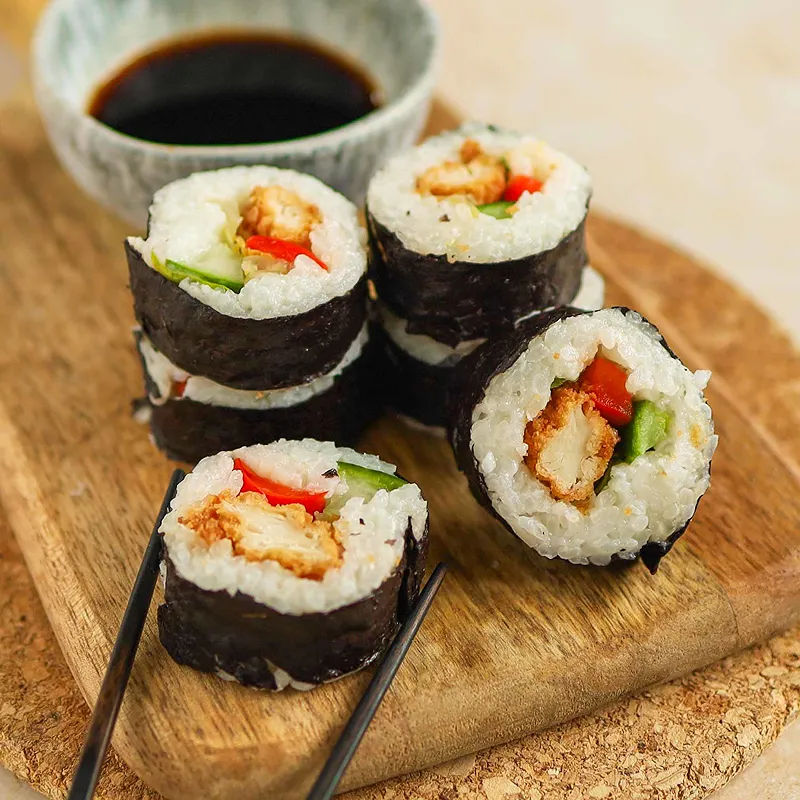 Crispy Chicken Sushi Rolls