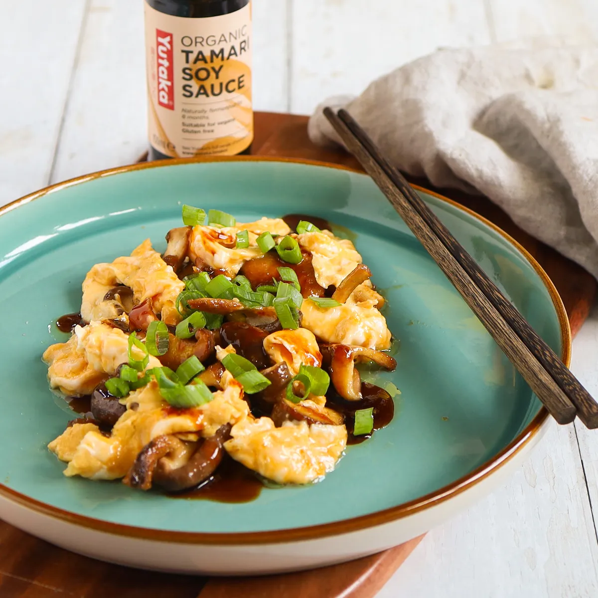 Stir-Fried Mushroom & Egg with Ankake