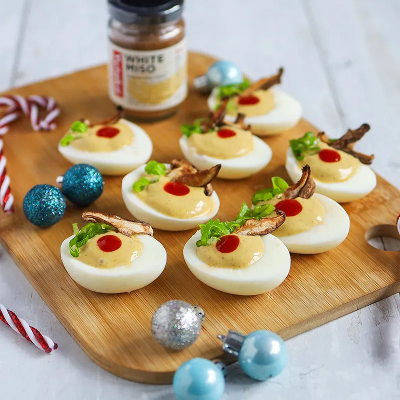 Miso Devilled Eggs
